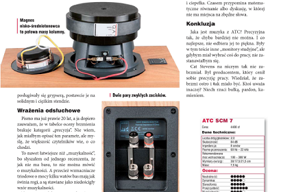 ATC SCM 7 - Hi-Fi i Muzyka review